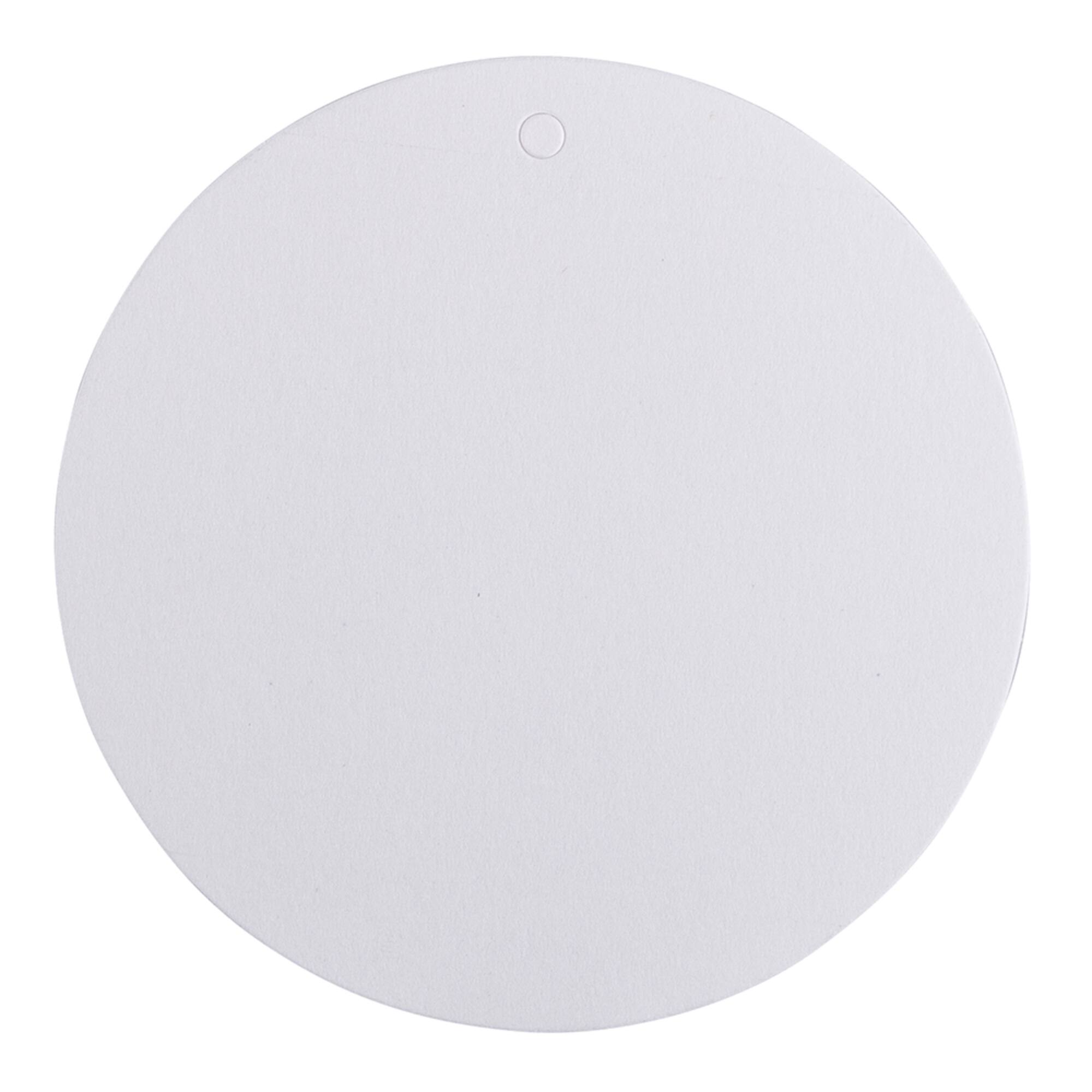 JAM Paper White Large Circle Gift Tags, 10ct.